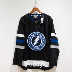 OFFICIALLY LICENSED Tampa Bay Lightning Black Legacy Authentic Adidas Jersey