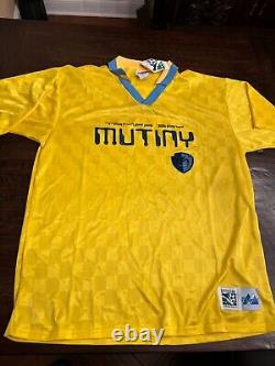 Obsolete Tampa Bay Mutiny Retro Soccer Jersey Large New With Tags