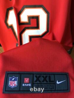 Official Nike Tampa Bay Buccaneers Infield Gameday Tom Brady Jersey Size 2XL