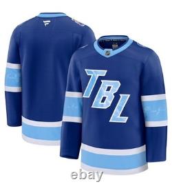 Official Tampa Bay Lightning Stadium Series Fanatics Premium Jersey 44 46 50 52
