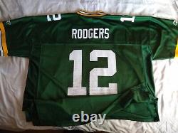 OnField NFL Green Bay Packers Jersey Aaron Rodgers 12 Vapor Reebok 3xl Adult