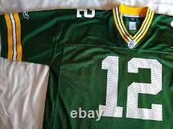 OnField NFL Green Bay Packers Jersey Aaron Rodgers 12 Vapor Reebok 3xl Adult