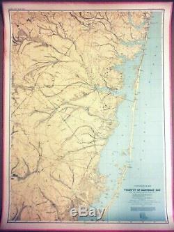 Original Antique Map of Barnegat Bay, New Jersey, 1888, More Regions Available