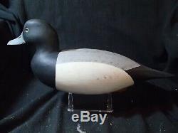 Pair rigmate Bluebill decoys Barnegat Bay style by W. M. Oler Beach Haven NJ