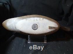 Pair rigmate Shoveler decoys Barnegat Bay style by W. M. Oler Beach Haven, NJ