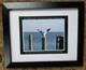 Photograph Bird Landing On Piling Across The Bay From Long Beach Island Nj