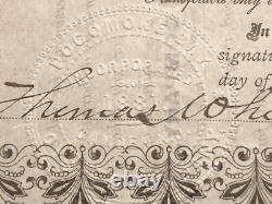 Pocomoke Bay Oyster Co NJ / MD VA connections 1886 stock certificate not tin can