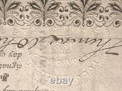 Pocomoke Bay Oyster Co NJ / MD VA connections 1886 stock certificate not tin can