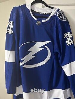 Point Tampa Bay Lightning Authentic pro Adidas 54 jersey BNWT