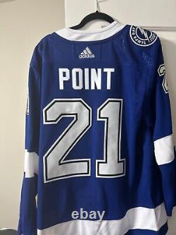 Point Tampa Bay Lightning Authentic pro Adidas 54 jersey BNWT