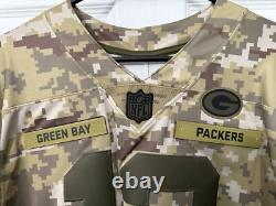 RARE #12 Green Bay Packers Salute To Service Jersey Sz L BNWT MINT CONDITION