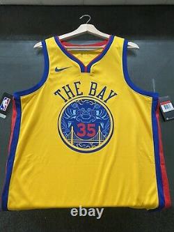 RARE BNWT Kevin Durant Golden State Warriors The Bay Nike NBA Jersey (L)