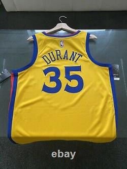 RARE BNWT Kevin Durant Golden State Warriors The Bay Nike NBA Jersey (L)