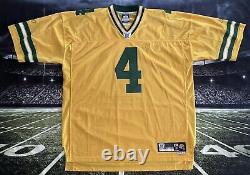 RARE COLOR Reebok #4 Brett Favre Green Bay Packers Jersey 2XL