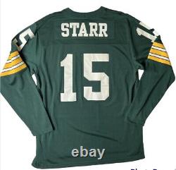 RARE Green Bay Packers Bart Starr The Ice Bowl Reebok NFL Jersey Size L NOS