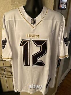 RARE! Tom Brady Nike On Field Gold Limited Ed Tampa Bay Buccaneers Jersey XL NWT