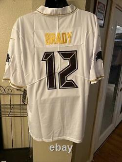 RARE! Tom Brady Nike On Field Gold Limited Ed Tampa Bay Buccaneers Jersey XL NWT