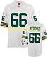 Ray Nitschke Green Bay Packers Road Rbk White Throwback Premier Nfl Jersey Sz M