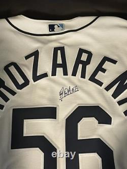 Randy Arozarena Autographed Tampa Bay Rays Jersey Exact Proof Mens M Brand New