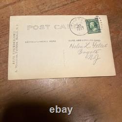 Rare 1911 RRPC Real Photo Post Card Barnegat Bay NJ Light House