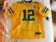 Rare 2012 Nike Aaron Rodgers Green Bay Packers Authentic Nfl Jersey Large 48 Xl