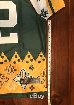 Rare Aaron Rodgers Green Bay Packers Jersey Hawaii Pro Bowl Nike NFL Nola