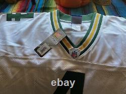 Rare NFL Authentic Reebok Green Bay Packers Brett Fabre Jersey 52 New BNWT