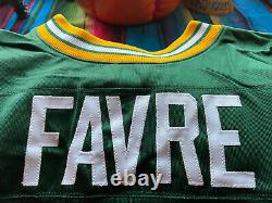 Rare NFL Authentic Reebok Green Bay Packers Brett Favre Jersey 52 Large XL