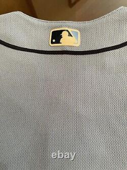 Rare Team Issued Tampa Bay Rays Nike Authentic On-Field Alt Blue Jersey 40/M NWT