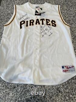 Rawlings Pittsburgh Pirates Jersey Vest 48 New NWT Stitched Jason Bay Auto