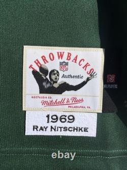 Ray Nitschke Green Bay Packers NFL Authentic M&N jersey Size Large