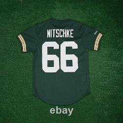 Ray Nitschke Green Bay Packers NFL M&N Green Men's Mesh Crew Neck Jersey