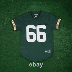 Ray Nitschke Green Bay Packers NFL M&N Green Men's Mesh Crew Neck Jersey