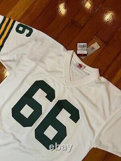 Ray nitschke Football Jersey Green Bay Packers Mitchell & Ness Size Large New