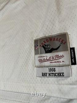 Ray nitschke Football Jersey Green Bay Packers Mitchell & Ness Size Large New