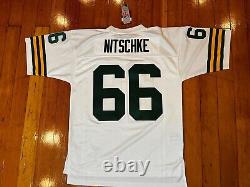 Ray nitschke Football Jersey Green Bay Packers Mitchell & Ness Size Large New