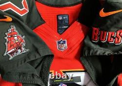 Red-pro-44 Tom Brady Tampa Bay Buccaneers Sleeve Authentic NFL Nike Jersey