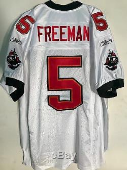 Reebok Authentic NFL Jersey Tampa Bay Buccaneers Freeman White sz 50