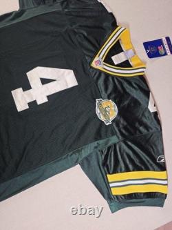 Reebok Brett Favre Green Bay Packers 50 Years Lambeau Patch Jersey Size 50 NWT