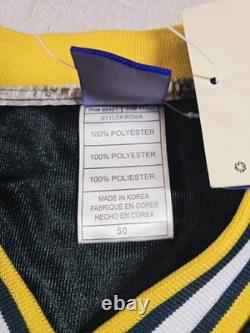 Reebok Brett Favre Green Bay Packers 50 Years Lambeau Patch Jersey Size 50 NWT