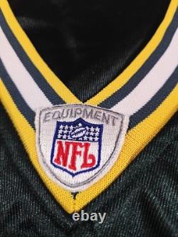 Reebok Brett Favre Green Bay Packers 50 Years Lambeau Patch Jersey Size 50 NWT