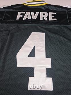 Reebok Brett Favre Green Bay Packers 50 Years Lambeau Patch Jersey Size 50 NWT