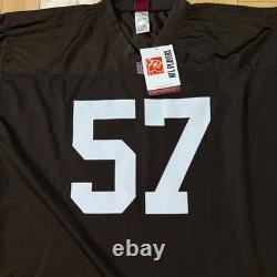 Reebok Cleveland Browns Jersey Men Sz XL Clay Matthews #57 Stitched Retired NWT