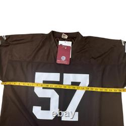Reebok Cleveland Browns Jersey Men Sz XL Clay Matthews #57 Stitched Retired NWT