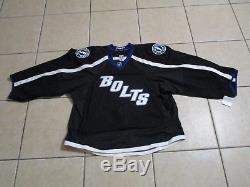 Reebok Edge 2.0 Tampa Bay Lightning Alternate Black Hockey Jersey 58 Goalie Nwt