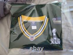 Reebok Green Bay Packers Hand Signed James Starks #44 Super Bowl XLV Size 52