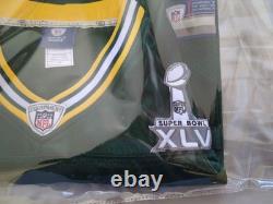 Reebok Green Bay Packers Hand Signed James Starks #44 Super Bowl XLV Size 52