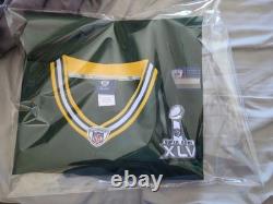 Reebok Green Bay Packers Hand Signed James Starks #44 Super Bowl XLV Size 52