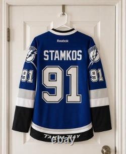Reebok Indo Edge Tampa Bay Lightning BOLTS Alt Stamkos Jersey Size 52 NWOT