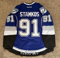 Reebok Indo Edge Tampa Bay Lightning BOLTS Alt Stamkos Jersey Size 52 NWOT